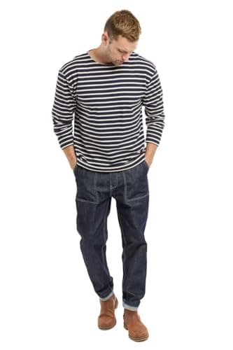 Image of Armor Lux Men's Loctudy Sweater, Navire/Nature, 3XL