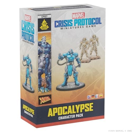 Image of Atomic Mass Games | Marvel Crisis Protocol: Apocalypse Character Pack | Miniatures Expansion | Ages 14+ | 2 Players | 90 Minutes Playing Time