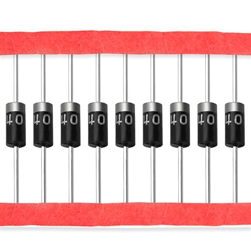 Image of (Pack of 100 Pieces) Chanzon 1N4001 Rectifier Diode 1A 50V DO-41 (DO-204AL) Axial 4001 IN4001 1 Amp 50 Volt Electronic Silicon Doorbell Diodes