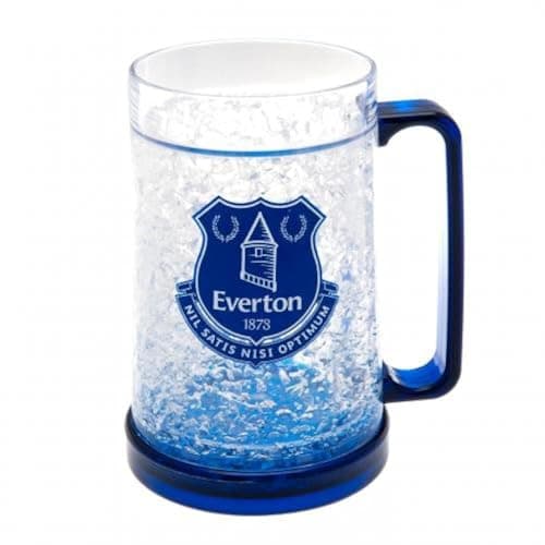 Image of Everton FC Official Football Gift Plastic Freezer Tankard - A Great Christmas / Birthday Gift Idea For Men And Boys