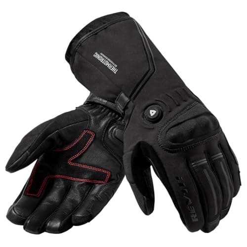 Image of REV'IT! Revit Liberty H2O WP Heated Motorcycle Gloves, black, S
