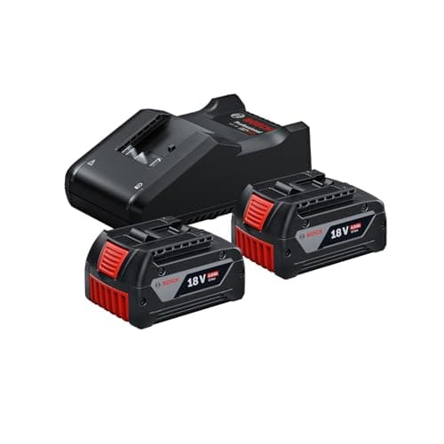 Image of Bosch Professional 18V System rechargeable battery starter set (2 x 4.0 Ah rechargeable battery plus GAL 18V-40 charger, in carton)