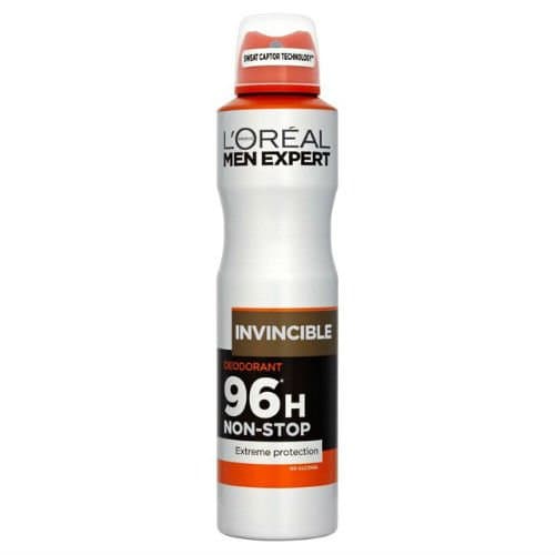 Image of L'Oreal Men Expert Deodorant Invincible 96hr 250ml Case of 4