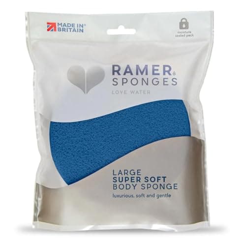 Image of Ramer® Large Super Soft Body Sponge Midnight Blue