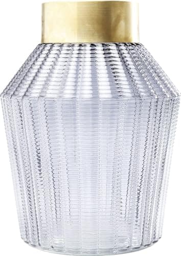 Image of Kare Design Vase Barfly, gray/brass, flower vase, 30cm