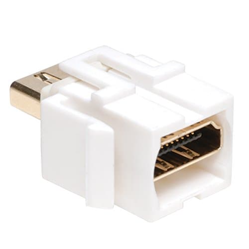 Image of Tripp Lite HDMI Keystone Jack, Snap-in Insert Module (F/F) (P164-000-KJ-WH)