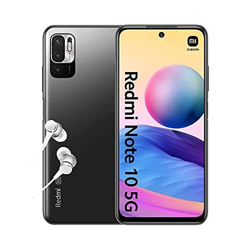Image of Xiaomi Redmi Note 10 5G - Smartphone 4GB+128GB, 90Hz 6.5” DotDisplay, MediaTek Dimensity 700 5G, 48MP+2MP+2MP Triple Camera, 5000mAh, Graphite Gray (UK Version+2 Year Xiaomi Warranty) (Renewed)