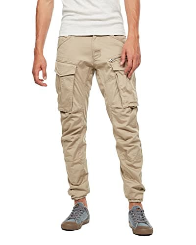Image of G-STAR Men's Rovic Zip 3D Regular Tapered Pants, Beige (Dune D02190-5126-239), 38W / 32L