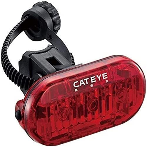 Image of CatEye Rear Bike Light - Bright Triple Rear Bicycle LED with 200hr Battery & IPX6 Waterproof Rating | Flash, Rapid & Constant Modes | Back Light Cycling | Bike Accessories
