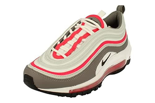 Image of NIKE Air MAX 97 (GS) Men's Athletics Shoes, Flat Pewter Black White 110, 5.5 UK, Pewter Flat White Black 110, 5.5 UK