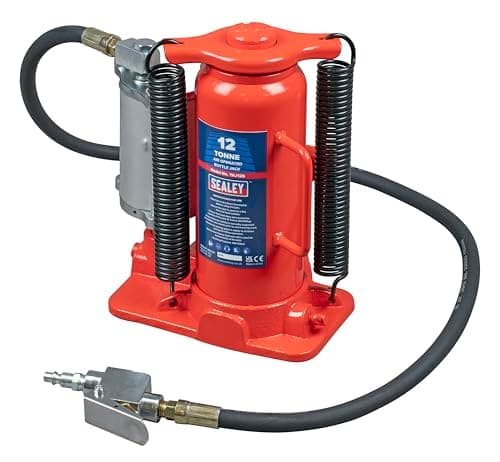 Image of Sealey 12 Tonne Air Operated Hydraulic Bottle Jack - YAJ12S