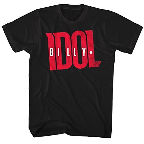Image of Billy Idol - Mens Idologo T-Shirt, X-Large, Black