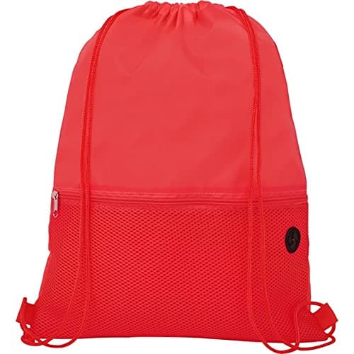 Image of Bullet Oriole Mesh Drawstring Bag (One Size) (Red)