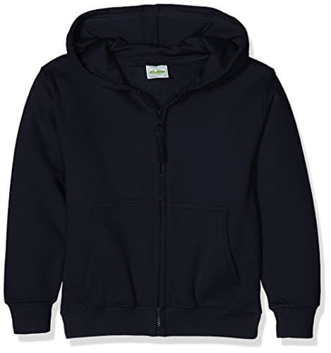 Image of AWDis Boy's Kids Zoodie Hoodie, Blue (New French Navy), Medium