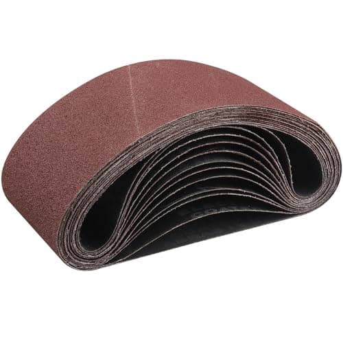 Image of STEBRUAM Sanding Belt 100 x 560 mm,12PCS 80 Grit