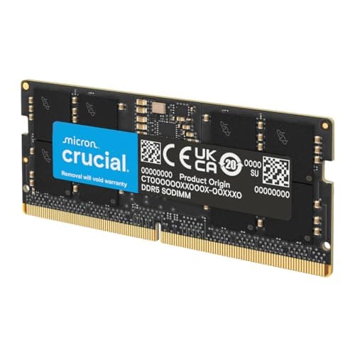 Image of Crucial DDR5 RAM 32GB 4800MHz SODIMM, Laptop Computer Memory, Mini PC, CL40 - CT32G48C40S5