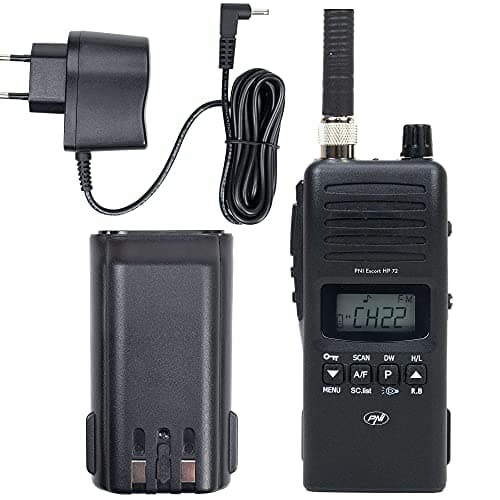 Image of Portable CB Radio PNI Escort HP 72, multi-standard, 4W, AM-FM, 6-level adjustable ASQ, Dual Watch, Scan, Lock, Roger Beep