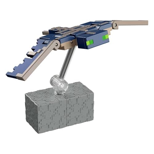 Image of Mattel Minecraft Core Action Figure & Accessories Set, 3.25-inch Scale Phantom Collectible Toy with Pixelated Design