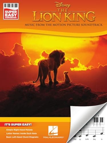 Image of The Lion King - Super Easy Songbook Music From The Motion Picture Soundtrack
