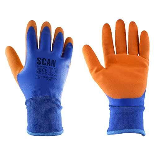 Image of Scan SCAGLOWPTHXX Thermal Waterproof Latex Gloves - Size XXL