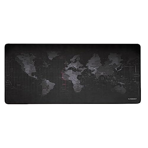 Image of Q-Connect Gaming Mouse Mat Large World Map Print 900x400x2.5mm