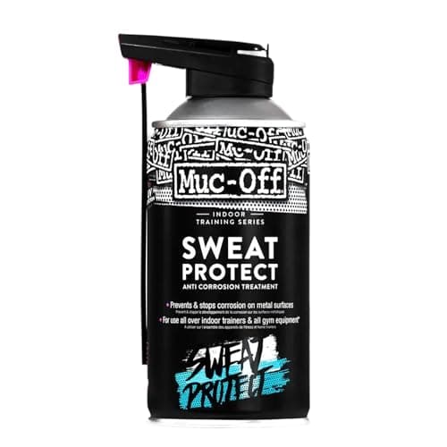 Image of Muc-Off Sweat Protect - Indoor Trainer and Gym Equipment Anti-Corrosion Spray - Drives Out Moisture, Prevents Rust, Lasts Up to 3 Months - 300ml