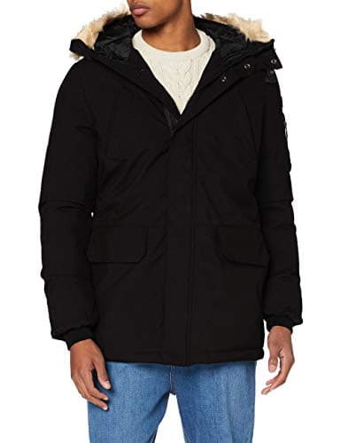 Image of Schott NYC Men's Nelson20 Parka Not Applicable, Black, Small