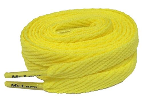Image of Mr Lacy Smallies Yellow Shoelaces - 90cm