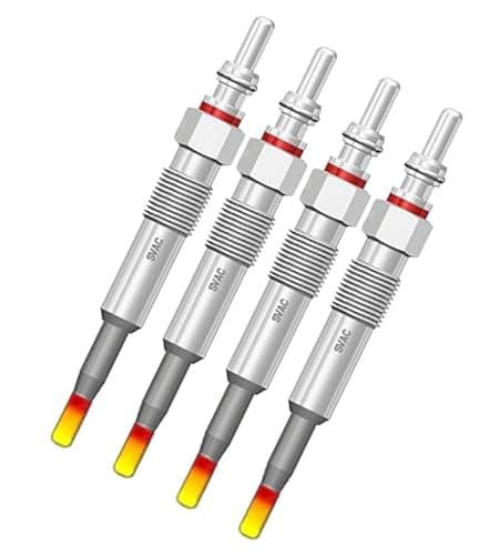 Image of 4 Pcs Heater Glow Plugs Compatible with AUDI A2, A3, A4 (1.4 TDI, 1.9 TDI, 2.0 TDI) 2003-2010 N10591602, N10591603, N10591604