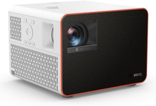 Image of BenQ X3100i True 4K UHD 4LED Gaming Projector, 3300 ANSI Lumens, 4.2ms 1080p 240Hz, 100% DCI-P3, Preset Game Modes, Android TV, 10W TreVolo Speakers, Vertical Lens Shift, eARC, 3D