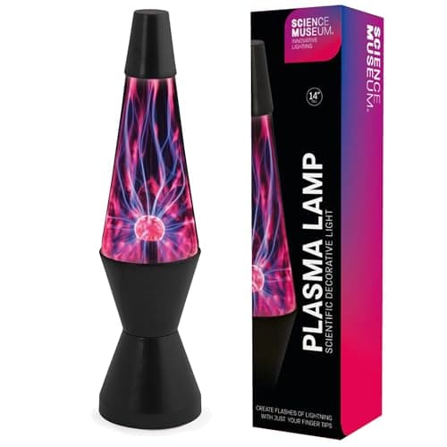 Image of Funtime Gifts Science Museum 14.5-Inch Plasma LAMP - Interactive Lightning Display with Touch Activation, NO Bulb, NOT a Light Source