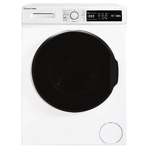 Image of Russell Hobbs Freestanding Washing Machine, 8kg Capacity, 1400 rpm, 15 Programmes, Eco Technology, Rapid Wash Cycles, White, RH814W111W