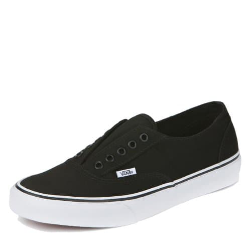 Image of Vans Unisex Adults' Era Laceless rounded tips, Black, 6 UK