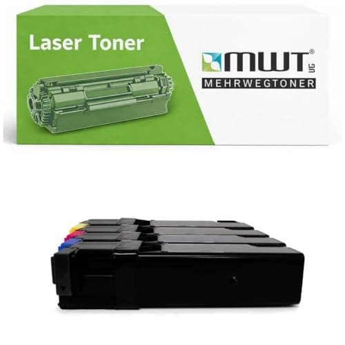 Image of Mehrwegtoner Toner 4X Compatible with Epson Aculaser CX29NF CX29DNF Replaces Black Blue Red Yellow with 15% More Performance