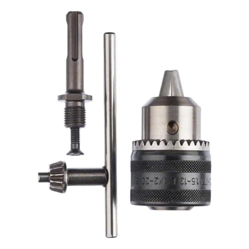 Image of Bosch 1x SDS Plus-Adapter with Drill Chuck (1.5 - 13 mm, inkl. Key, Without Impact Function, Accessories for Rotary Hammers with Impact Stop)