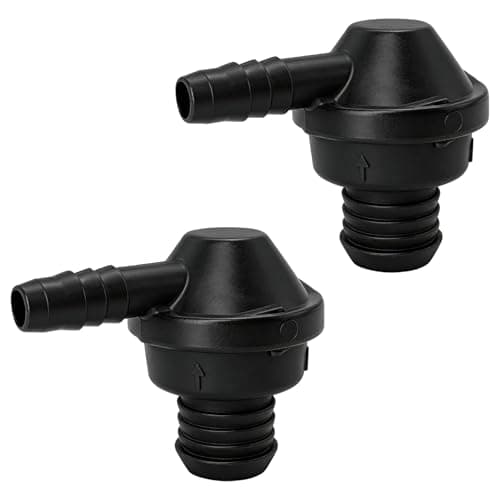 Image of 2-Pack Vacuum Check Valve 030103175B, 34331161300 - Breather Hose One Way Valve & Brake Booster Non-Return Valve, Compatible with VW Golf Passat Polo, Audi A1 A3, BMW, Seat, Skoda