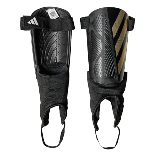 Image of adidas Unisex TIRO SHINGUARD MATCH, Black/Gold Metallic/White, S