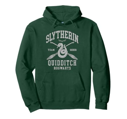 Image of Harry Potter Slytherin Quidditch Arch Pullover Hoodie