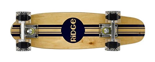 Image of Complete 55cm Maple Wooden Retro 22” Mini Cruiser Board by Ridge Skateboards