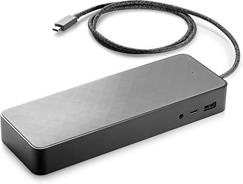 Image of HP 2UF95AA notebook dock/port replicator Wired USB 3.0 (3.1 Gen 1) Type-C Black