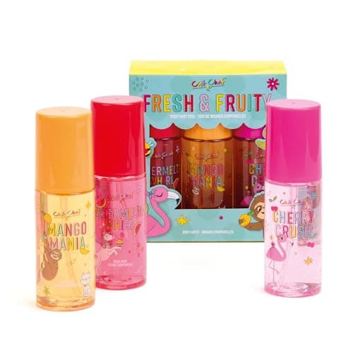 Image of Chit Chat Fresh & Fruity Body Mist Trio – A Scent Sational Treat for Little Fashionistas!