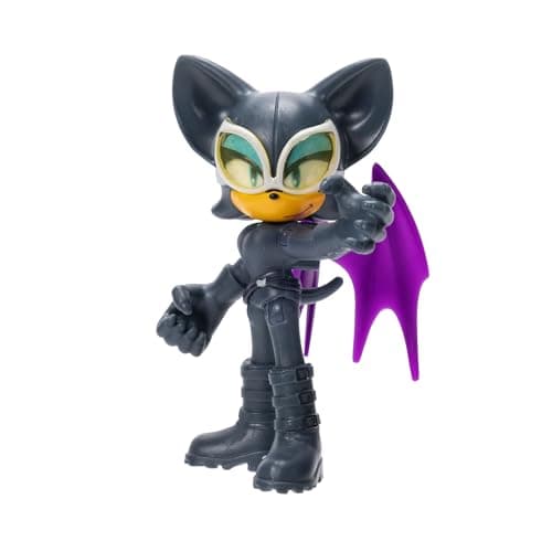 Image of DC x Sonic Rogue as Catwoman 2.5" / 6.35cm Action Figure, Officially Licensed by Jakks Pacific, Highly Articulated and Detailed Design, Collector's Packaging