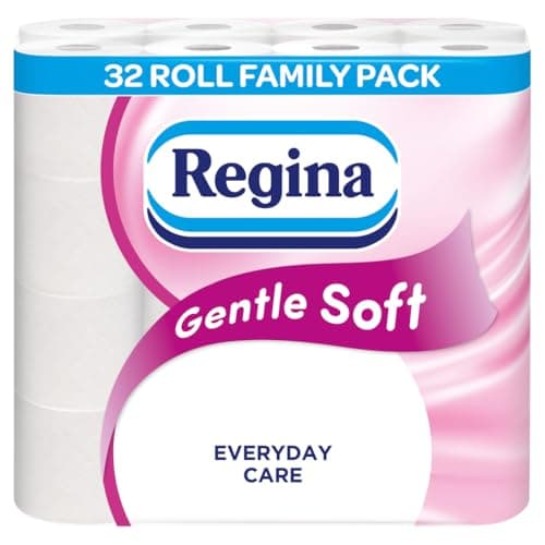 Image of Regina Gentle Soft Toilet Roll 3Ply (Pack 32 Rolls)