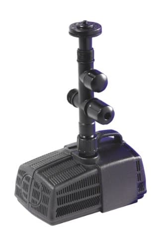 Image of HOZELOCK - Fountain & Cascade Pond Pump 1500 LPH : Ideal for Medium-sized Ponds, Adjustable Flow Rate and Cascade/fountain Angle, Anti-clog Foam Free Inlet Cage Reduces Maintenance [3354B1240]