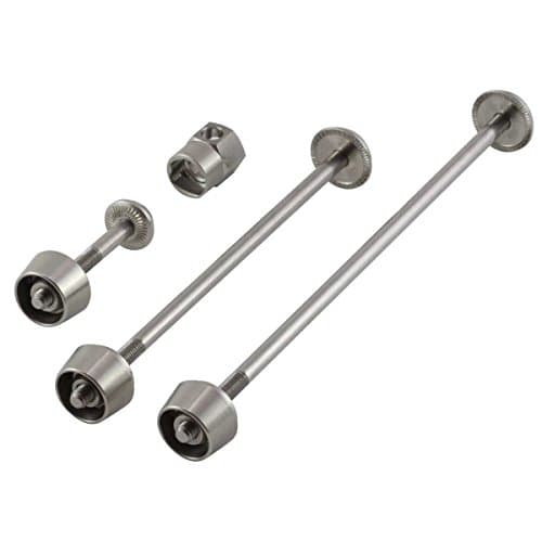 Image of Pitlock Set 02 Front Wheel, Rear Wheel & Seat Post: