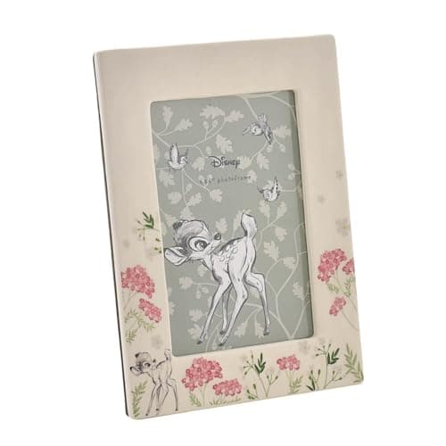 Image of Disney Forest Friends Bambi Ceramic Frame - 4" X 6"