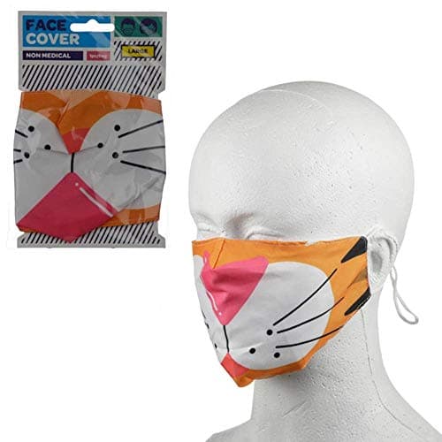 Image of Puckator Cutiemals Tiger Reusable Face Covering - Large