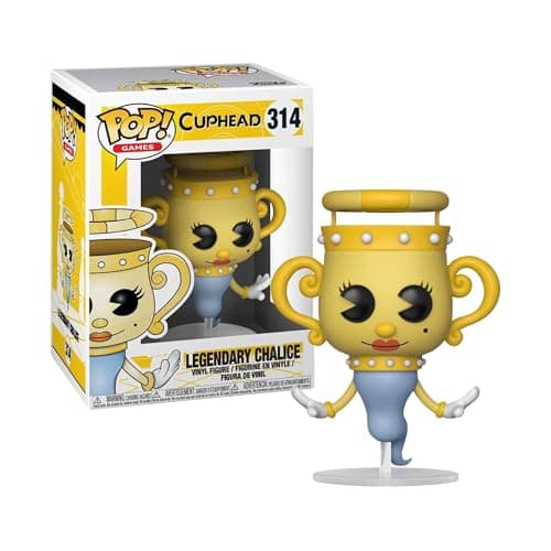 Image of Funko 26969 "Pop! Vinyl Games Cuphead Legendary Chalice" Figure