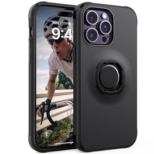 Image of TUSITA Lock Case Designed for Apple iPhone 14 Pro Max (6.7 inch) - Bicycle Mount Protective Twist Lock Cover - Outdoor Lovers partner