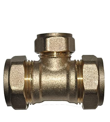 Image of 22mm x 22mm x 15mm Compression Reducing Tee - Pack of 2